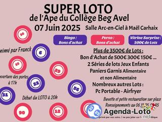 Photo du loto LOTO de l'APE du Collège Beg Avel