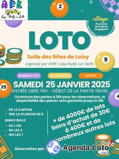 Photo du loto Loto de l'APE Huilly sur Seille Loisy