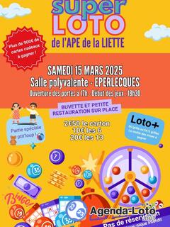 Photo du loto Loto de l'APE de la Liette