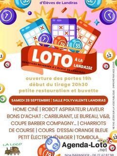 Photo du loto Loto de l'APE LA LOCO de Landiras