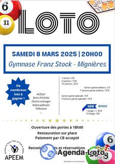 Photo du loto Loto de l'APEEM