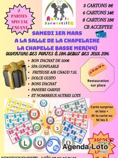 Photo du loto Loto de l'APEEP La Sarmentille