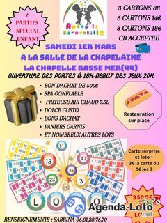 Photo du loto Loto de l'APEEP La Sarmentille