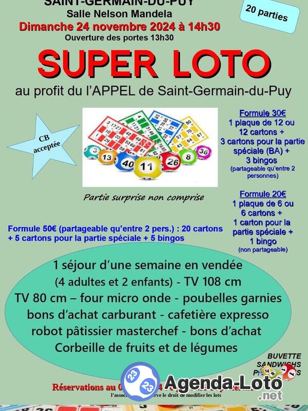 loto de l'APPEL