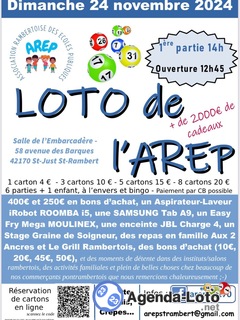 Photo du loto Loto de l’arep Association Rambertoise des Ecoles Publiques