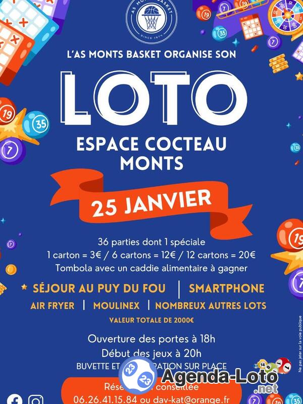 Loto de l'AS Monts Basket