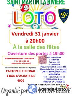 Photo du loto Loto de l'as valdienne