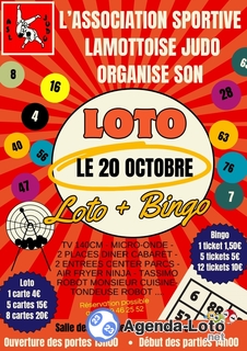 Photo du loto Loto de l'ASL Judo