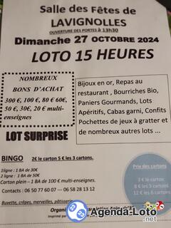 Photo du loto loto de l'association Animals 33