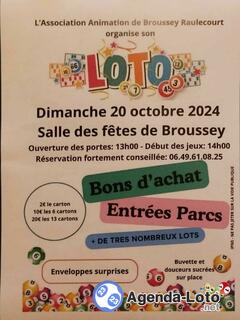 Photo du loto Loto de l association Broussey-Raulecourt