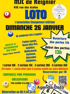 Photo du loto Loto de l'Association Changement Intérieur