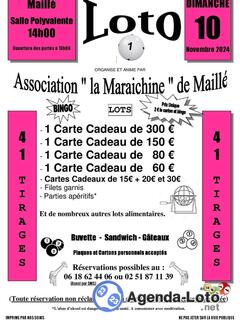 Photo du loto Loto de l' Association ' la Maraichine '