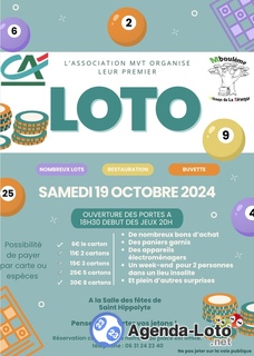 Photo du loto Loto de l’association MVT