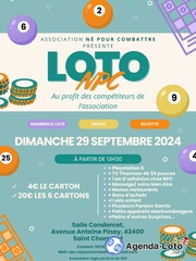 Photo du loto Loto de l'association Né pour combattre