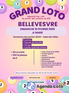 Photo du loto Loto de l'Association des Parents d'Elèves