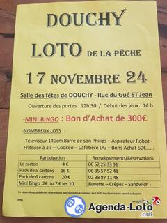 Photo du loto Loto de l'association des pecheurs de l'ouanne