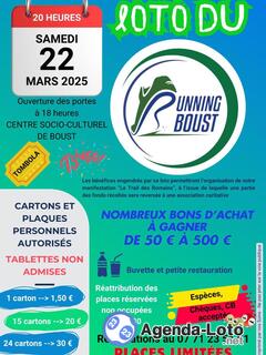 Photo du loto Loto de l'association 'running boust'