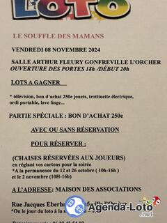 Photo du loto Loto de l association le souffle des mamans