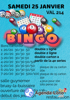 Photo du loto Loto pour l'association VAL214