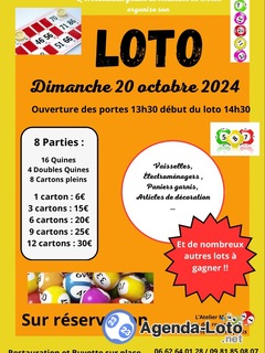 Photo du loto Loto de L’Atelier M