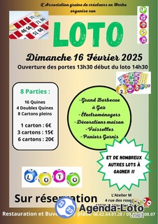 Photo du loto Loto De L’Atelier M