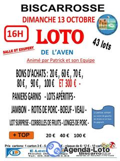 Photo du loto loto de l' aven anime par Patrick et son équipe