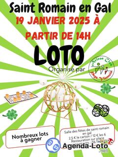 Photo du loto Loto de l'Aviron Club Pays Viennois