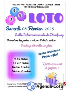 Photo du loto Loto de l’école