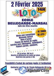 Photo du loto Loto de l'école de Bellegarde-Marsal