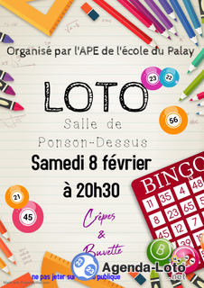 Photo du loto Loto de l'école du Palay