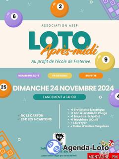 Photo du loto Loto pour l'école de Freterive organisé par ASSF