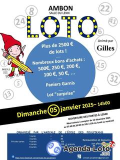 Photo du loto LOTO de l'école des Poulpikans