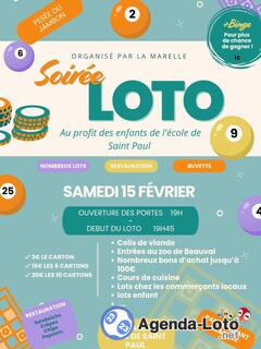 Photo du loto Loto de l'école de Saint-Paul organisé par La Marelle