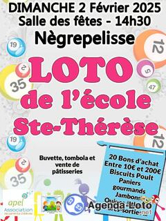 Photo du loto Loto de l'école Sainte Thérèse