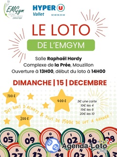 Photo du loto Le loto de l’EMGYM