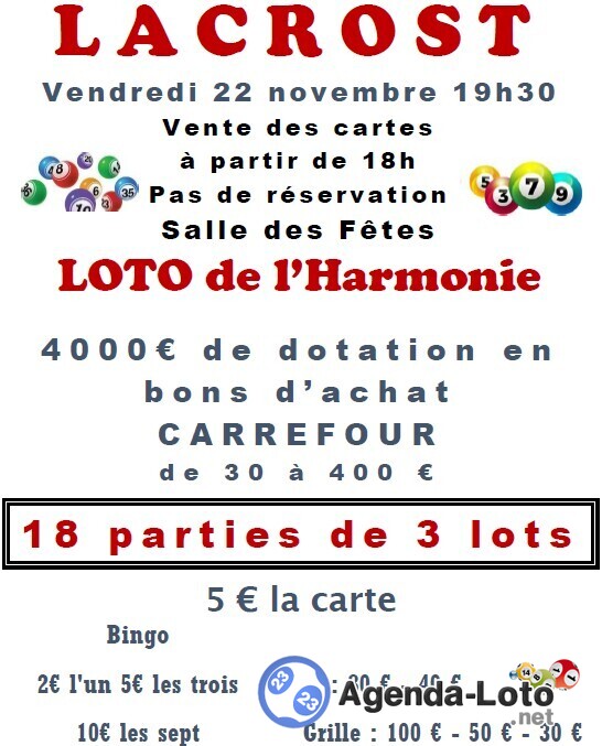 Loto de l'harmonie