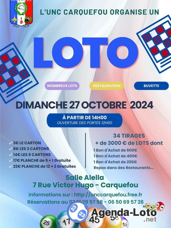 Loto de l'UNC Carquefou