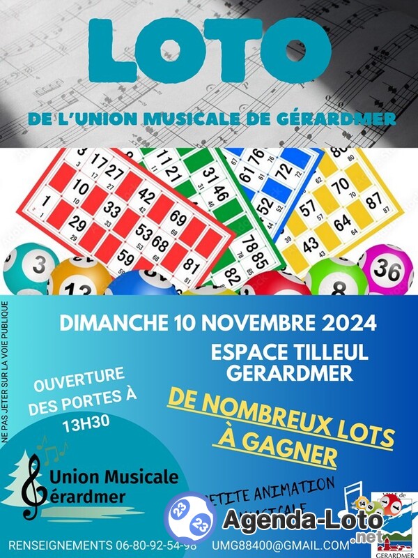 Loto de l'Union musicale de Gérardmer