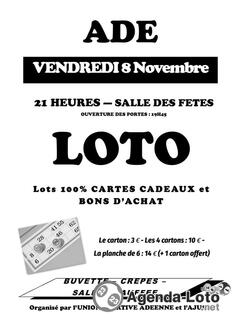 Photo du loto Loto de l'us adeenne et de l'ajusa