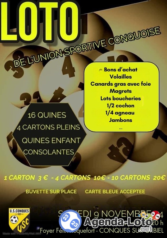 Loto de l’US Conques