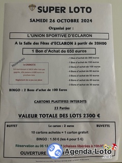 Photo du loto Loto de l'us eclaron