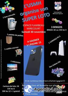 Photo du loto Loto de l US Mirecourt-Hymont