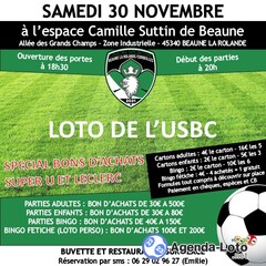 Photo du loto Loto de l'usbc