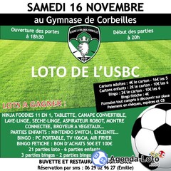 Photo du loto Loto de l'USBC