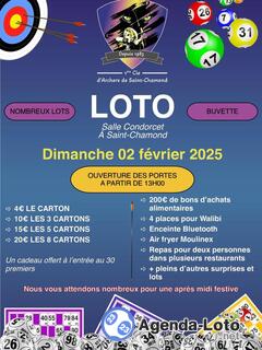 Photo du loto Loto de la 1ere compagnie d'archers de Saint-Chamond