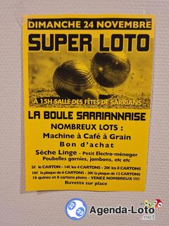 Photo du loto Loto de la boule sarriannaise