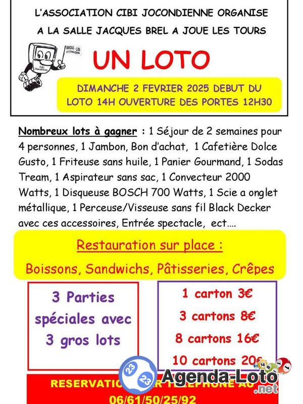 Loto de la cibi jocondienne