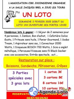 Photo du loto Loto de la cibi jocondienne