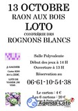 Photo Loto de la confrérie des rognons blancs de raon aux bois à Raon-aux-Bois