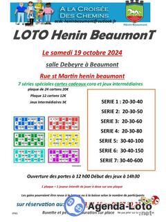 Photo du loto Loto de La croisée des chemins